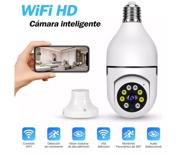 VisionGuard - Cámara de Seguridad 360° Inalámbrica