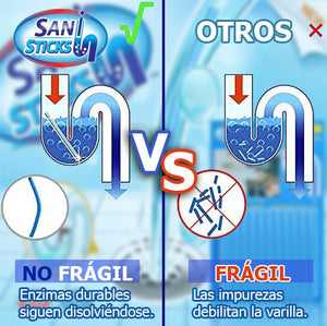 Sani Sticks®  - Barras Sanitarias Limpiadoras  (Pack 12 unidades)