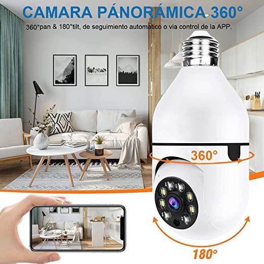 VisionGuard - Cámara de Seguridad 360° Inalámbrica