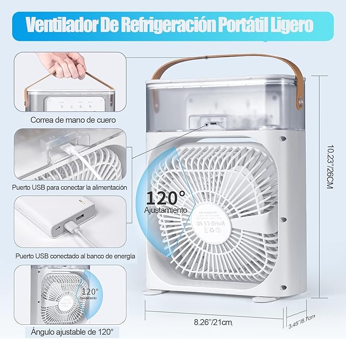 VentiBreezy  - Ventilador Humidificador de Aire